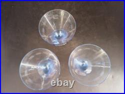Service Art Deco À Orangeade Avec Pichet Carafe &6 Verres En Verre Gravé Coloré