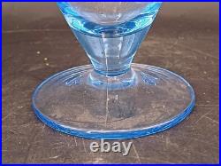 Service Art Deco À Orangeade Avec Pichet Carafe &6 Verres En Verre Gravé Coloré