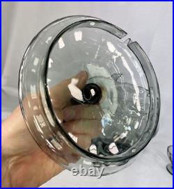 Service à Griottes verres DAUM # NANCY art déco 6 Verres + Coupe couverte signés