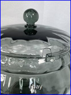 Service à Griottes verres DAUM # NANCY art déco 6 Verres + Coupe couverte signés