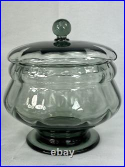 Service à Griottes verres DAUM # NANCY art déco 6 Verres + Coupe couverte signés