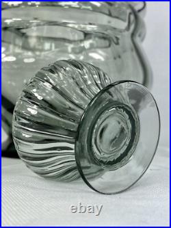 Service à Griottes verres DAUM # NANCY art déco 6 Verres + Coupe couverte signés
