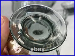Service à Griottes verres DAUM # NANCY art déco 6 Verres + Coupe couverte signés