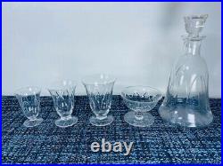 Service de verres en cristal Daum Nancy 1930 Art Deco / service Crystal glasses