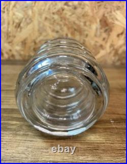 Service liqueur cristal Bohême Art Déco carafe + 6 verres Tchécoslovaquie