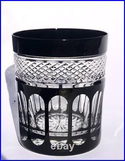 Six verres à whisky En Cristal Taillé/Lorraine /st art-déco /Estampillé /