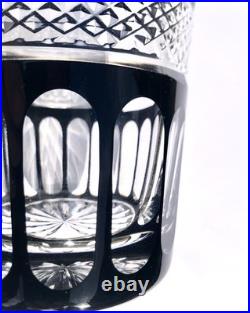 Six verres à whisky En Cristal Taillé/Lorraine /st art-déco /Estampillé /