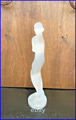 Statuette Art déco La Fille dans le Vent Ida Schwetz-Lehmann x Curt Schlevogt
