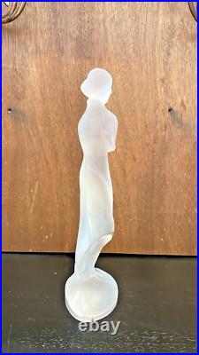 Statuette Art déco La Fille dans le Vent Ida Schwetz-Lehmann x Curt Schlevogt
