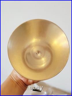 Suite De 6 Verres Gobelets Coupes À Cocktail Christofle Par Jean-Charles Moreux