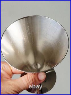 Suite De 6 Verres Gobelets Coupes À Cocktail Christofle Par Jean-Charles Moreux