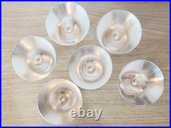 Suite De 6 Verres Gobelets Coupes À Cocktail Christofle Par Jean-Charles Moreux