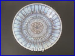 Superbe Coupe Art Deco Attribuee Hunebelle Modele Chrysantheme Verre Opalescent