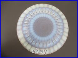 Superbe Coupe Art Deco Attribuee Hunebelle Modele Chrysantheme Verre Opalescent