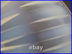 Superbe Coupe Art Deco Attribuee Hunebelle Modele Chrysantheme Verre Opalescent