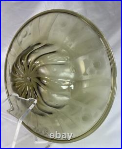 Superbe Plat décoratif en verre soufflé Murano art déco Décor moderniste