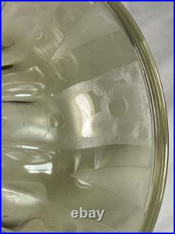 Superbe Plat décoratif en verre soufflé Murano art déco Décor moderniste