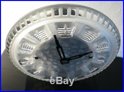 Superbe pendule ATO verre Lalique electric clock Art Déco