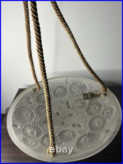 Suspension Lustre Art Déco DAUM Lorrain Pierre D' Avesn