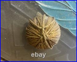 Suspension Lustre Verre Emaillé Art Déco Loys Lucha 1930 Pendant Chandelier