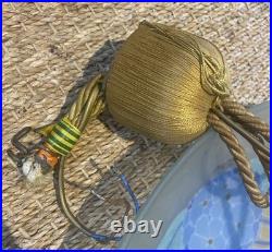 Suspension Lustre Verre Emaillé Art Déco Loys Lucha 1930 Pendant Chandelier