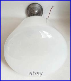 Suspension opaline Art Déco Hauteur 53 cm