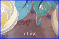 Suspension verre art deco Loys Lucha