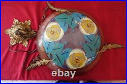 Suspension verre art deco Loys Lucha