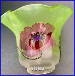 Tulipe Legras en Verre Émaillée d'epoque ART NOUVEAU- N°2A