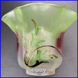 Tulipe Legras en Verre Émaillée d'epoque ART NOUVEAU- N°2A