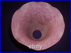 Tulipe Pate De Verre Daum Art Deco/nouveau Muller Lampe Lustre