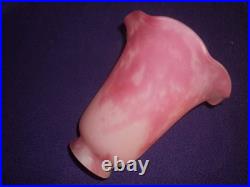Tulipe Pate De Verre Daum Art Deco/nouveau Muller Lampe Lustre