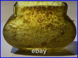 VASE Daum Nancy croix de Lorraine pate de verre art deco