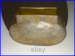 VASE Daum Nancy croix de Lorraine pate de verre art deco