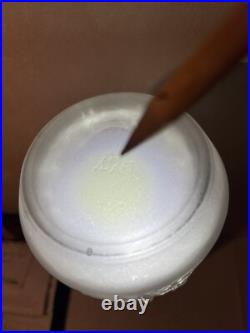 VERART SABINO VASE EN VERRE Presse Moule ART DECO 1920 /40 Signe 17 Cm Haut