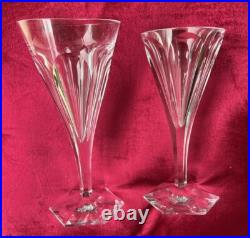 Val Saint Lambert Hafnia Glasses Verres A Eau Cristal Taille Art Deco Primavera