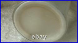 Vase Art Deco En Verre Moule Pressé Signé Espaivet Annees 1930 Art Deco