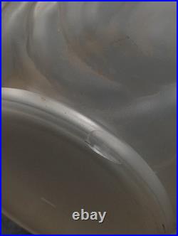 Vase Art Déco Espaivet Verre Moulé Pressé Blanc Satiné France 1920 1930