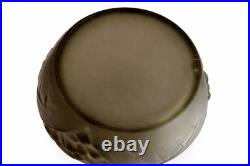 Vase Art Déco Etaleune Paris signé Grand modèle verre pressé 28 cm