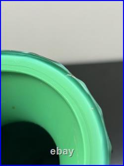 Vase Art Déco Heinrich Hoffmann Pte De Verre Malachite