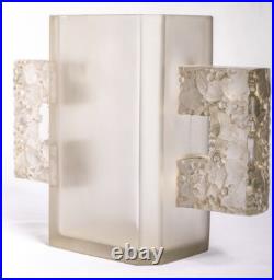 Vase Art Deco Margaret Verre Patiné Sépia René Lalique R. Lalique Glass