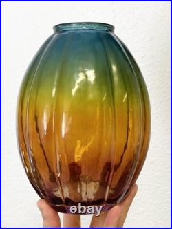 Vase Art Déco Verre de Bohême