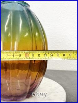 Vase Art Déco Verre de Bohême