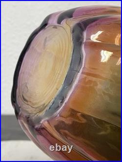 Vase Art Déco Verre de Bohême