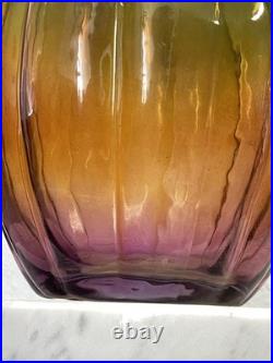 Vase Art Déco Verre de Bohême