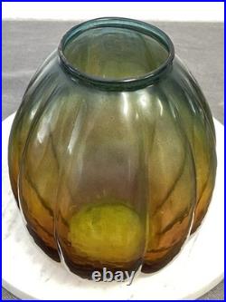 Vase Art Déco Verre de Bohême