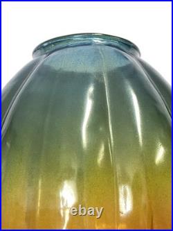 Vase Art Déco Verre de Bohême