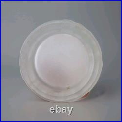 Vase Art Déco Verrerie Ancienne Sculpté En Verre Transparent Motif Floral