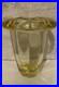Vase Art Déco en verre épais à bord renversé, années 1950