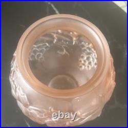 Vase En Verre Moulé Années 1930